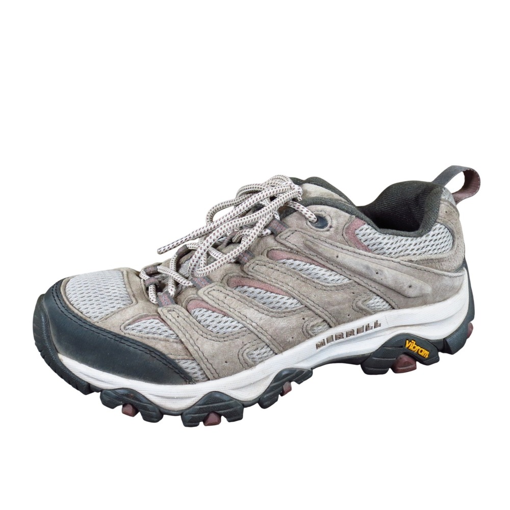 Merrell Moab 3 Womens Hiking Shoes Size 8.5 Trail Trekking Earth Tones Suede